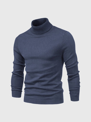Męski sweter z golfem | Dopasowany krój