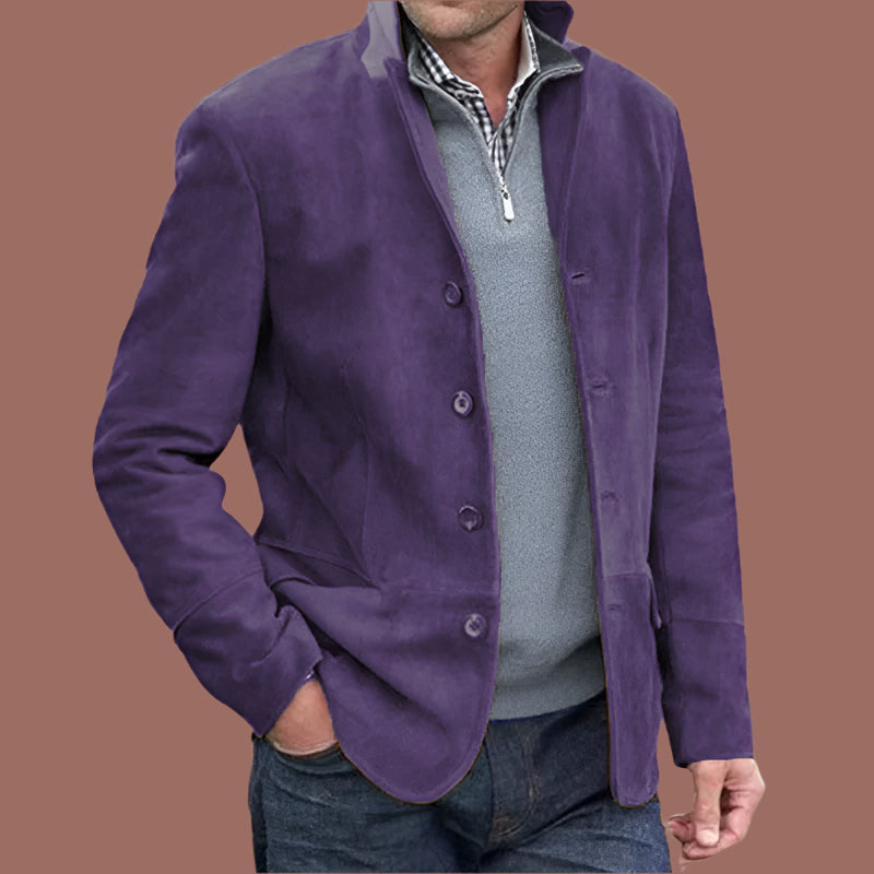 Men's Casual Jacket with Buttons | Slim Fit