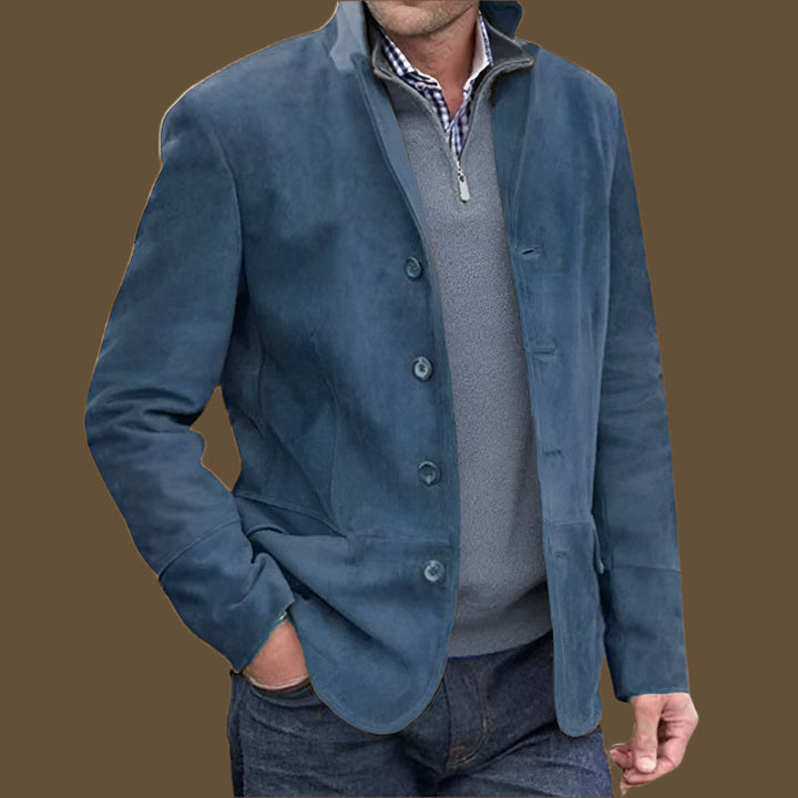 Men's Casual Jacket with Buttons | Slim Fit