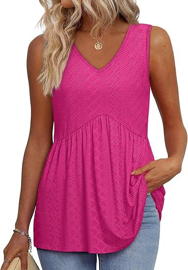 Damen Top mit V-Ausschnitt | Ärmellos