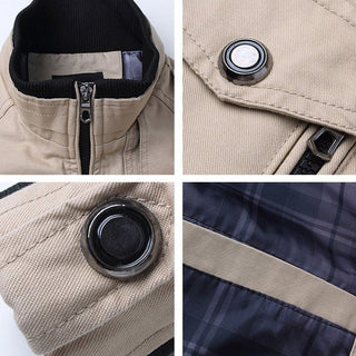 Męska Casual Bomber Jacket | Lekka