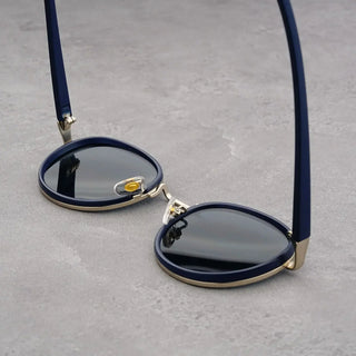 Unisex Okrągłe Okulary Przeciwsłoneczne | Vintage