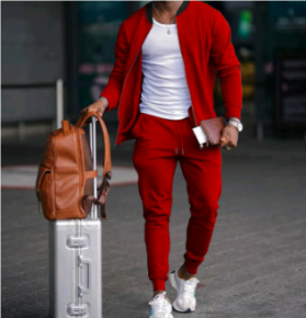 Męski Dwu Częściowy Dres | Styl Nieformalny