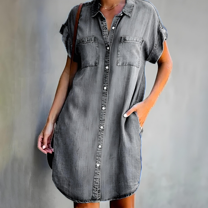 Vestido Feminino Camisa com Botões | Mini