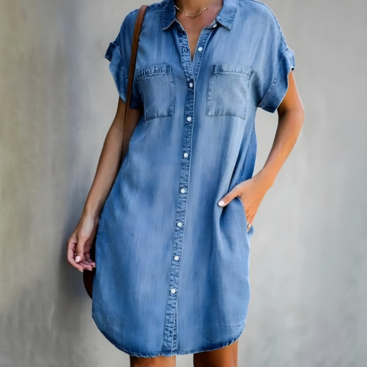 Vestido Feminino Camisa com Botões | Mini