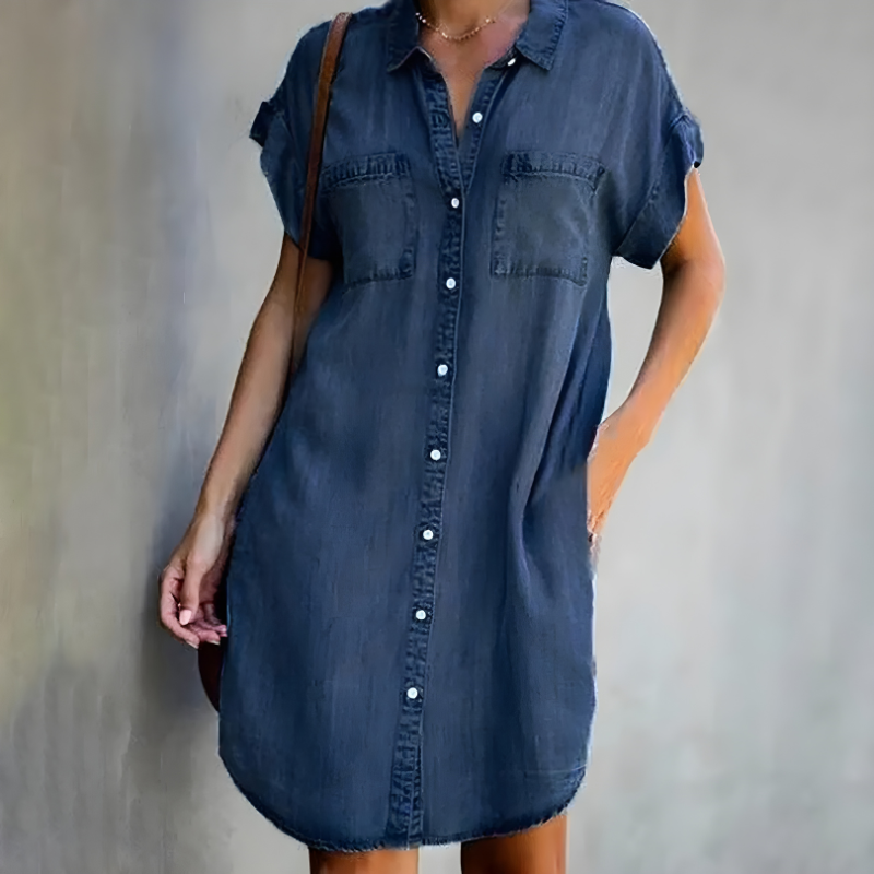 Vestido Feminino Camisa com Botões | Mini