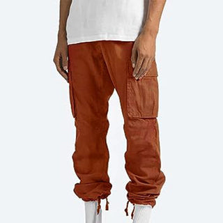 Męskie Spodnie Cargo Relaxed Fit | Wiele Kieszeni