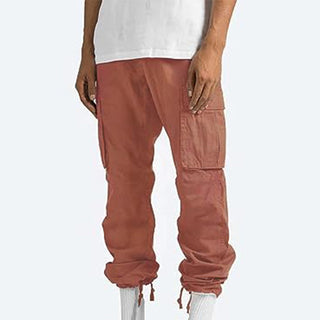 Męskie Spodnie Cargo Relaxed Fit | Wiele Kieszeni