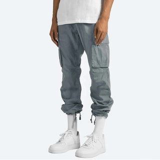 Męskie Spodnie Cargo Relaxed Fit | Wiele Kieszeni