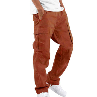 Męskie Spodnie Cargo Relaxed Fit | Wiele Kieszeni