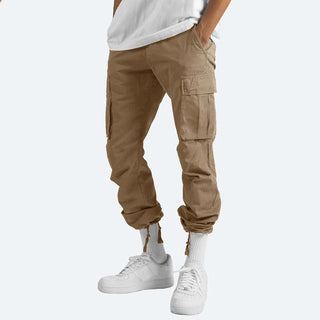 Męskie Spodnie Cargo Relaxed Fit | Wiele Kieszeni