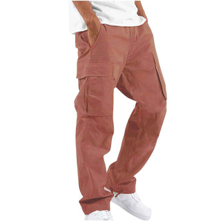 Męskie Spodnie Cargo Relaxed Fit | Wiele Kieszeni