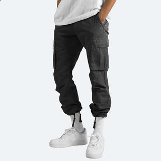 Męskie Spodnie Cargo Relaxed Fit | Wiele Kieszeni