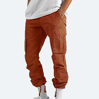 Męskie Spodnie Cargo Relaxed Fit | Wiele Kieszeni