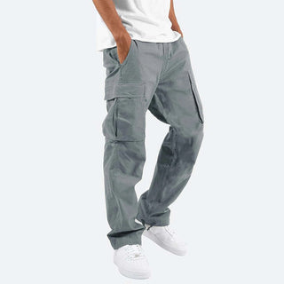 Męskie Spodnie Cargo Relaxed Fit | Wiele Kieszeni