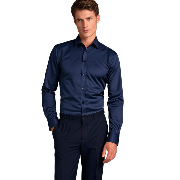Herren Hemd Schmaler Schnitt | Langarm