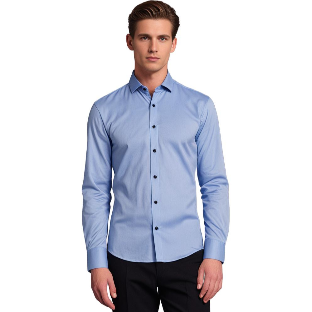 Herren Hemd Schmaler Schnitt | Langarm