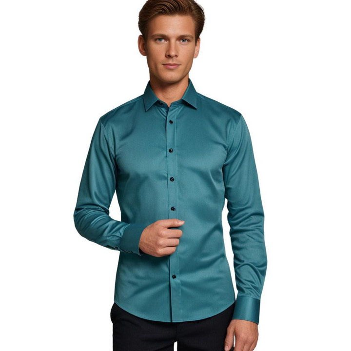 Herren Hemd Schmaler Schnitt | Langarm