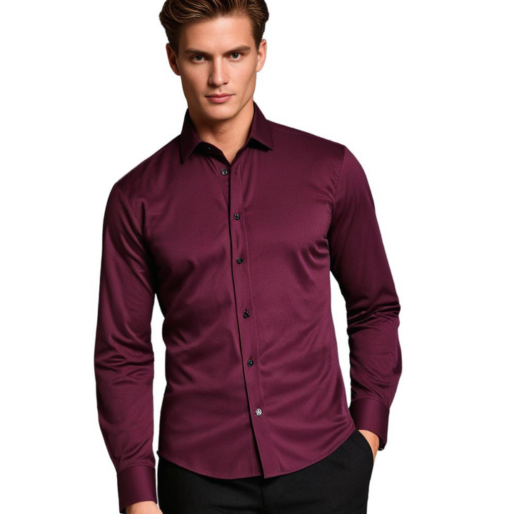 Herren Hemd Schmaler Schnitt | Langarm