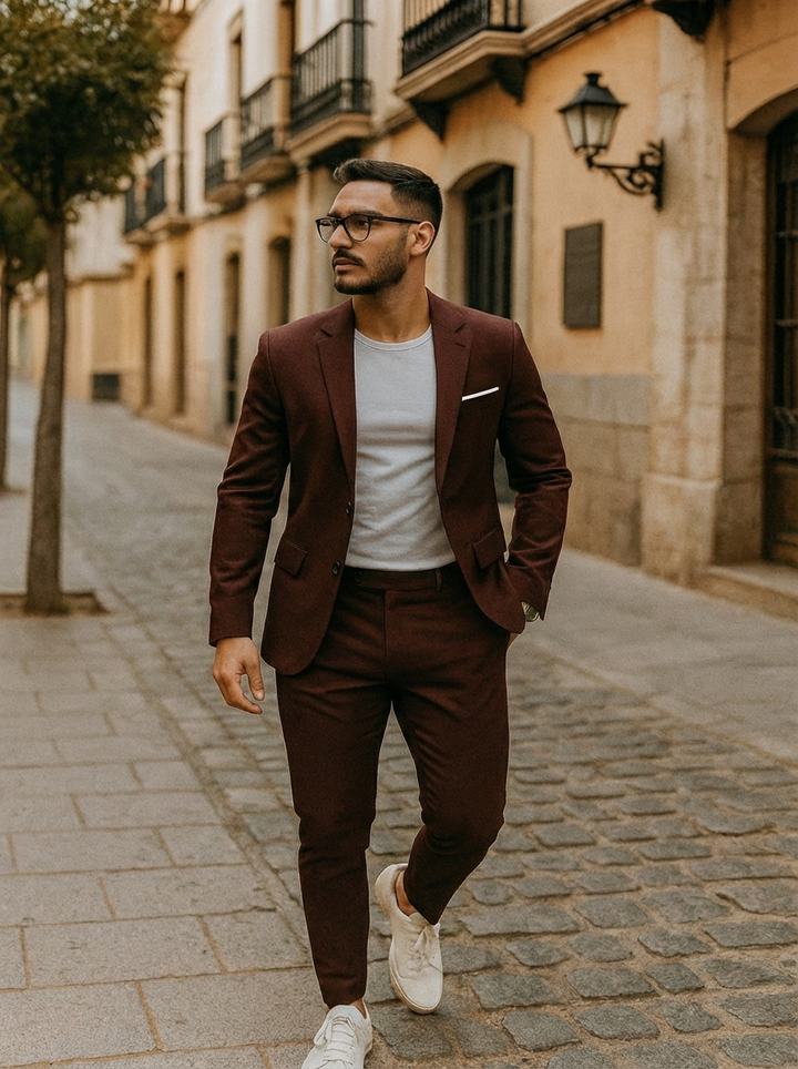 Męski Formalny Komplet Garniturowy | Dwuczęściowy