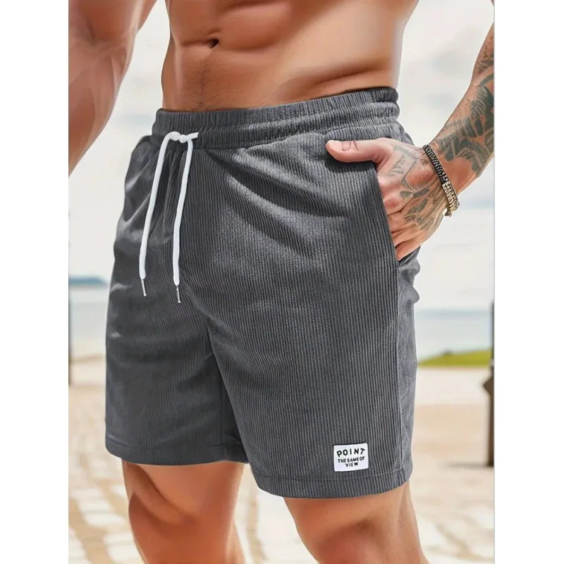 Herren Alltags-Shorts mit Kordelzug | Lockerer Schnitt