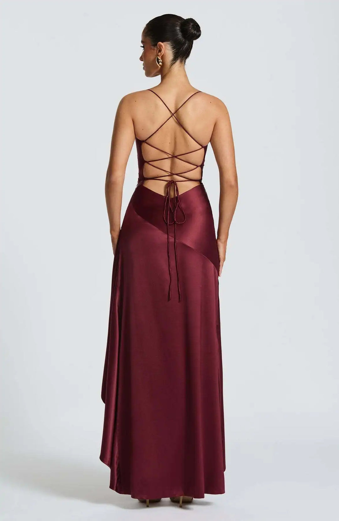 Vestido de Coquetel Feminino com Alças Finas | Maxi