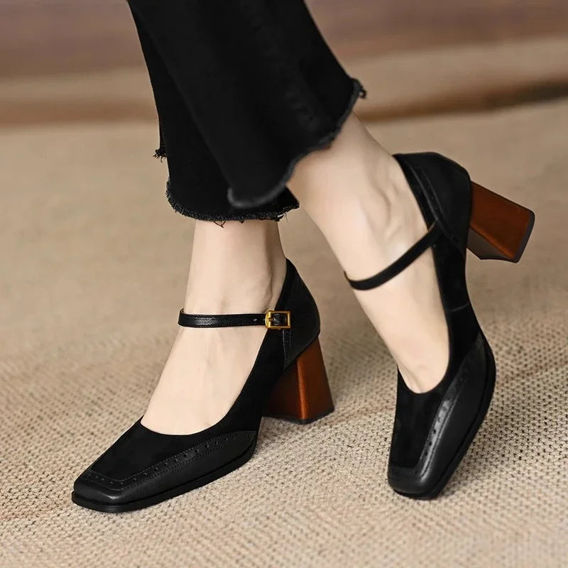 Damen Mary Jane Pumps | Vintage