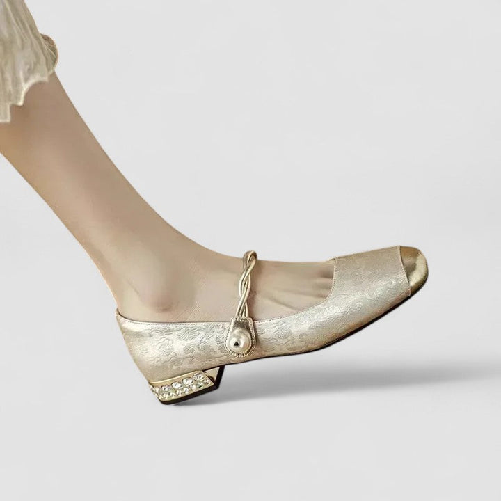 Damen Elegante Mary Jane Ballerinas | Freizeit