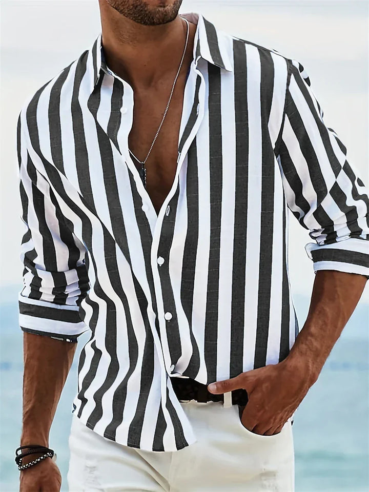 Men's Summer Striped Shirt | Casual