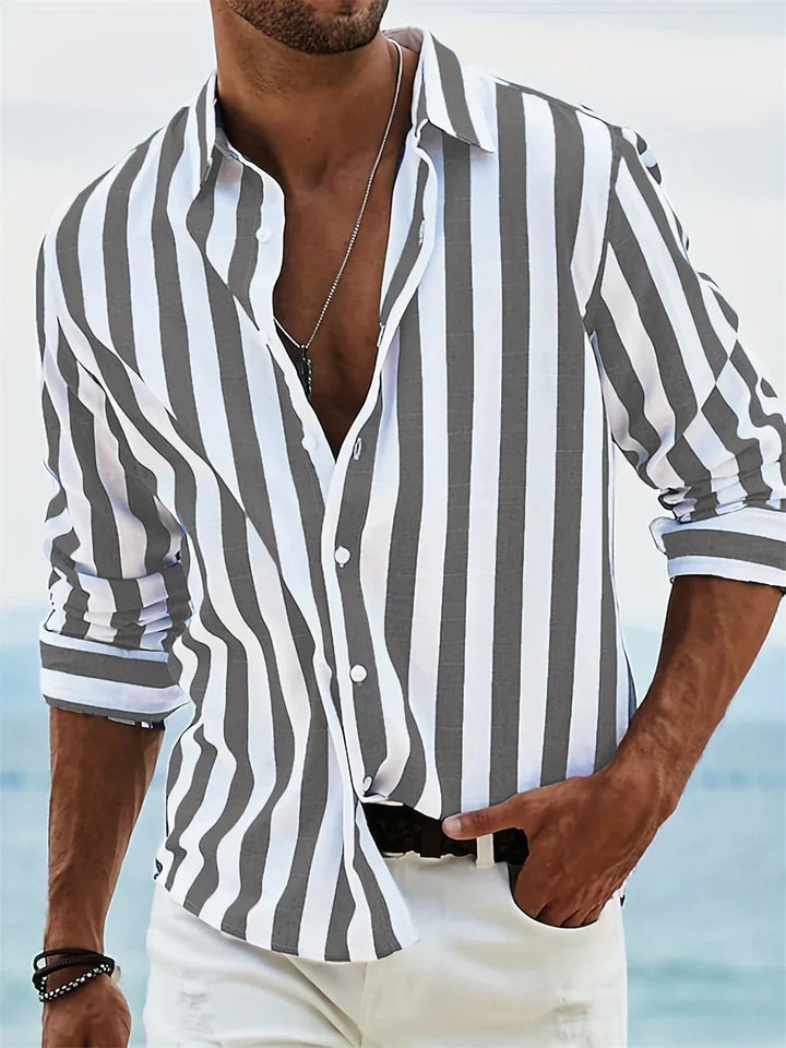 Men's Summer Striped Shirt | Casual