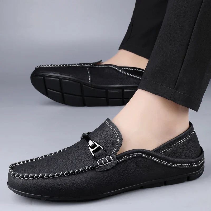 Herren Schlupf-Alltags-Mokassins | Flach