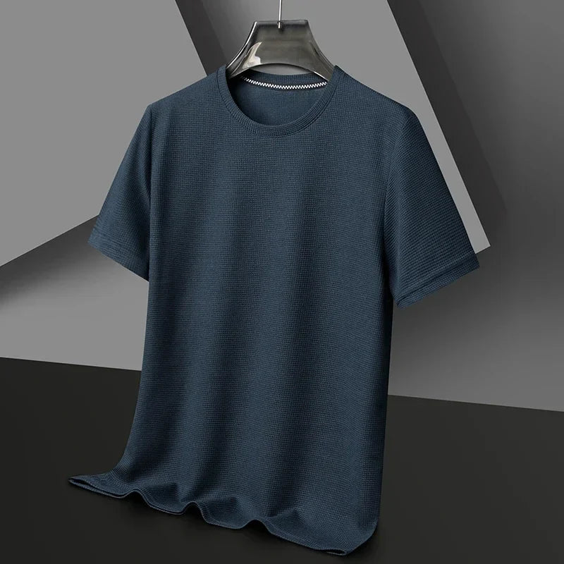Herren T-Shirt Kurzarm | Strukturiert