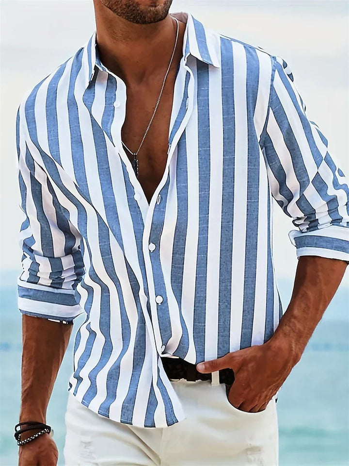 Men's Summer Striped Shirt | Casual