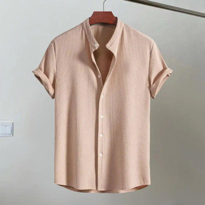 Herren Kurzarmhemd mit Knöpfen | Modern