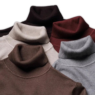 Męski Sweter z Golfem | Klasyczny Krój