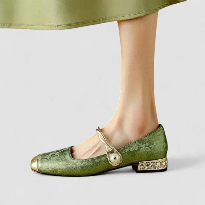 Damen Elegante Mary Jane Ballerinas | Freizeit