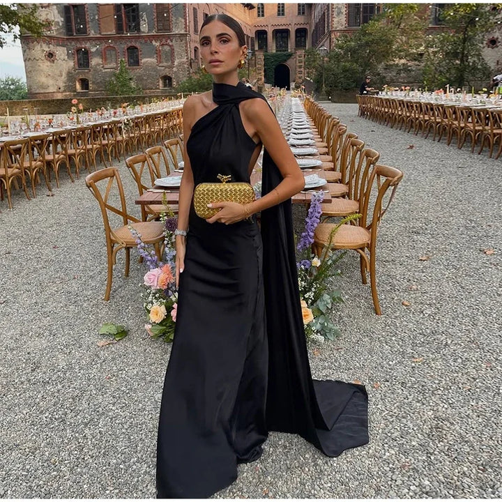 Vestido de Festa Feminino com Costas Descobertas | Maxi