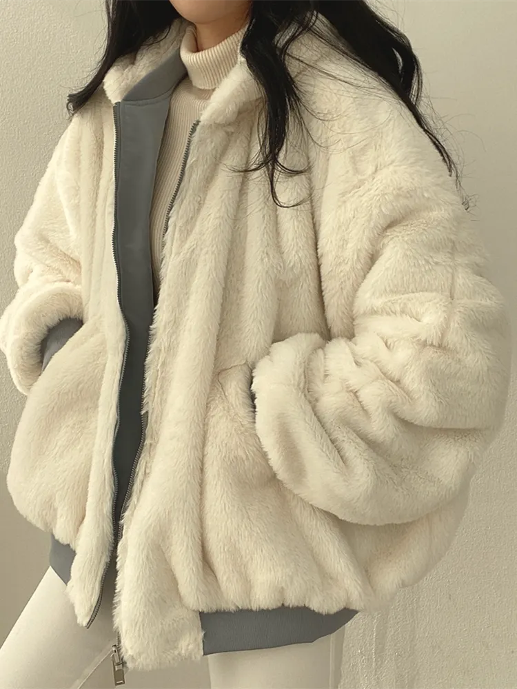 Women's Winter Bomber Jacket | Oversize