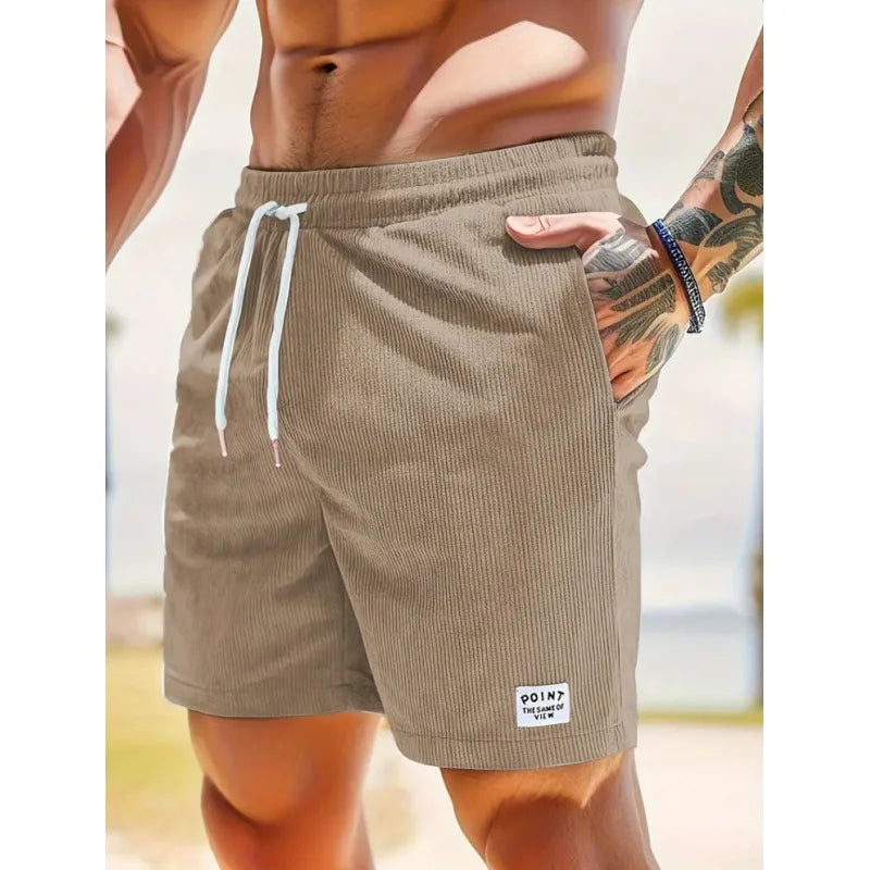 Herren Alltags-Shorts mit Kordelzug | Lockerer Schnitt