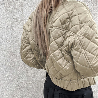 Kurtka Bomberka Damska Pikowana | Casual