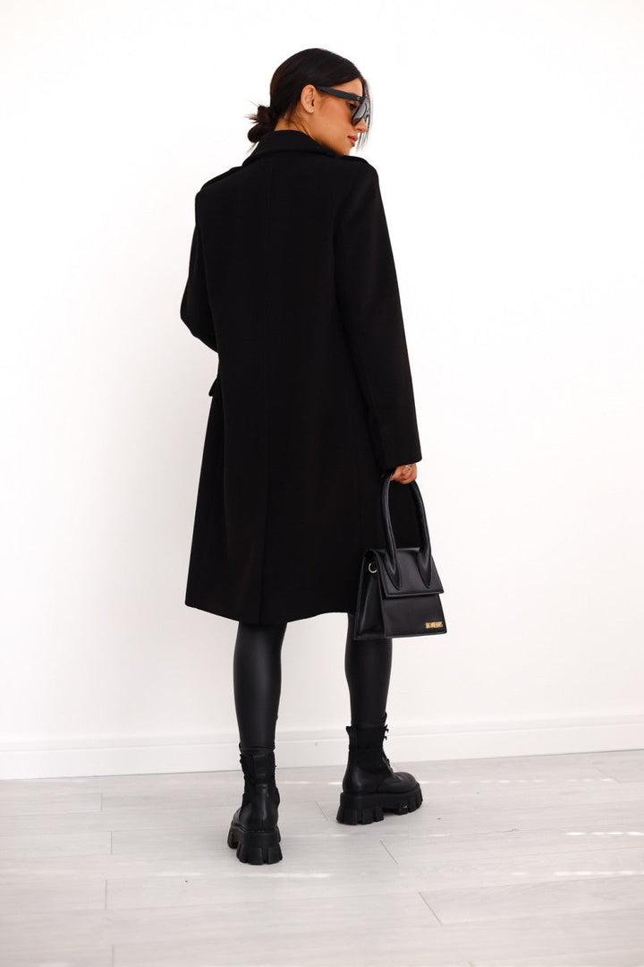 Women's Long Double-Breasted Trench Coat | Classic Style