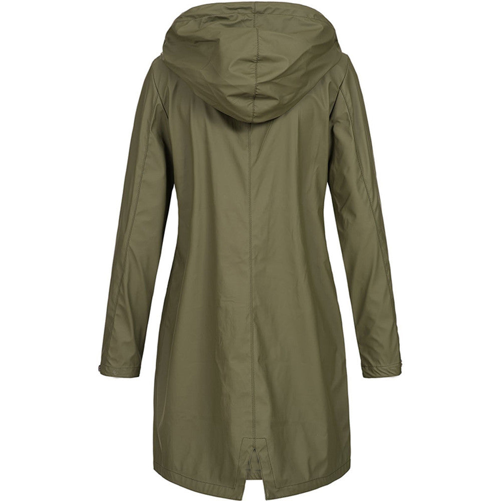 Damen Regenjacke mit Kapuze | Wasserdicht