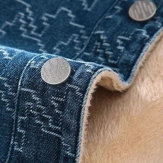 Męska Kurtka Casual | Wzorzyste Wzornictwo