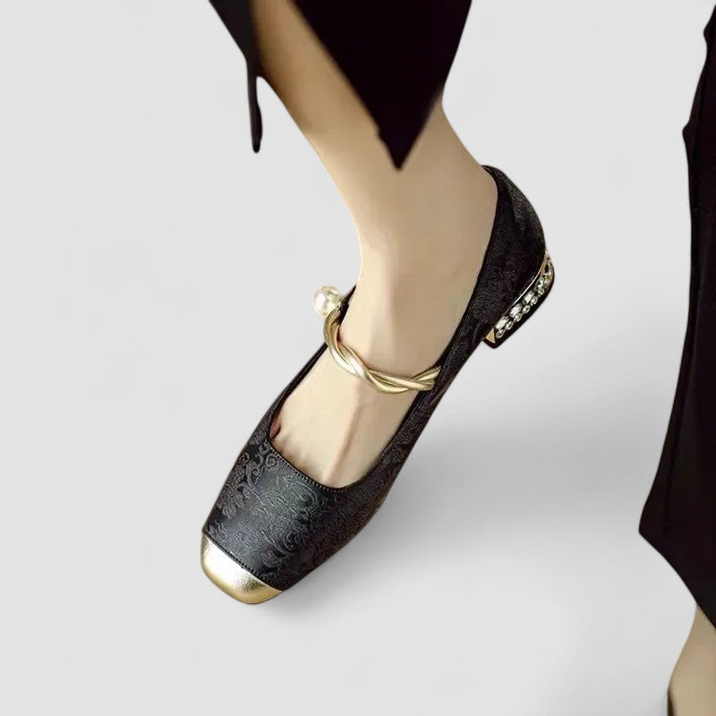 Damen Elegante Mary Jane Ballerinas | Freizeit