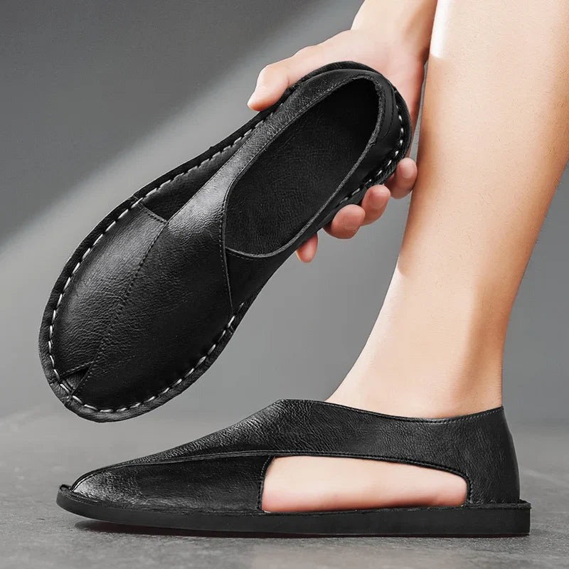 Herren Sandalen zum Hineinschlüpfen | Offene Zehen