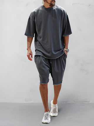 Męski Oversize Zestaw Dwuczęściowy | Swobodny Krój