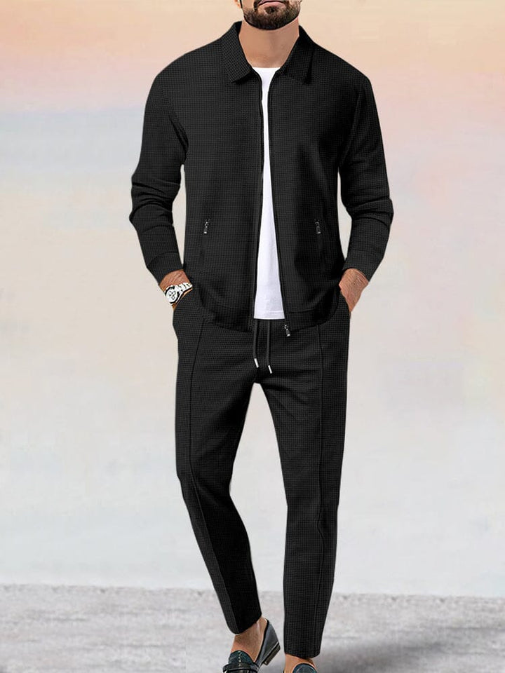Herren-Zweiteiler | Sweatjacke mit Reißverschluss und Hose