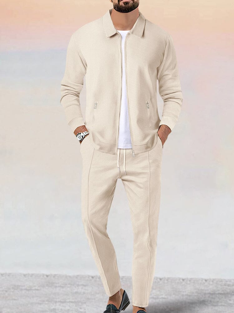 Herren-Zweiteiler | Sweatjacke mit Reißverschluss und Hose