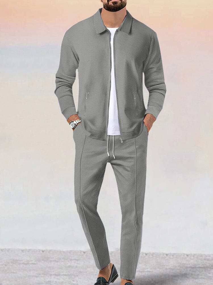 Herren-Zweiteiler | Sweatjacke mit Reißverschluss und Hose