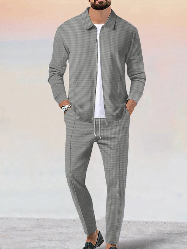Herren-Zweiteiler | Sweatjacke mit Reißverschluss und Hose